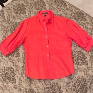 Bright orange medium Ralph Lauren button down
